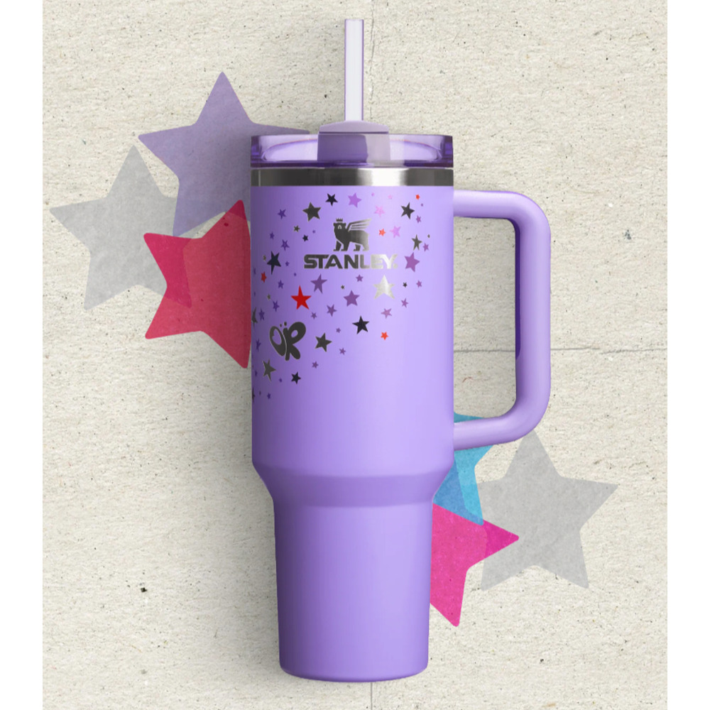 Stanley Purple Olivia Rodrigo Tumbler Flowstate Purple Quencher 40 Oz NEW in Box